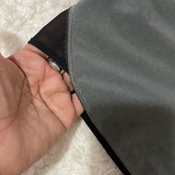 Lululemon Women's Gray and Black Reversible Athletic Shorts - Picture 6 of 14